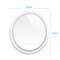 Modern LED Bathroom Mirror with Touch Sensor Wall Mount Vanity Mirror for Home Decor, US Plug, Polished Glass Frame, Sleek Design for Contemporary Bathrooms, Bathroom Vanity Mirror